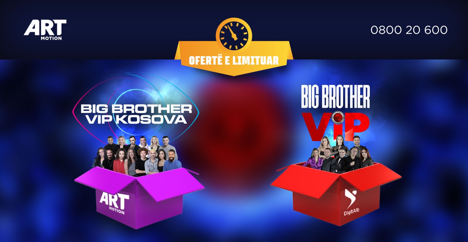 Big Brother Vip Kosova dhe Big Brother Vip Albania në Artmotion