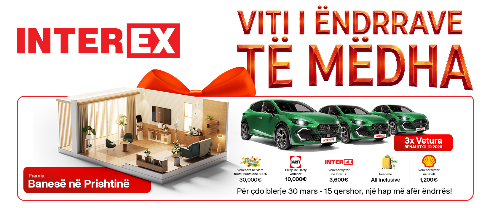 Interex nis “Vitin e Ëndrrave”: Një kampanjë ku çdo blerje mund të kthehet në një ëndërr të realizuar