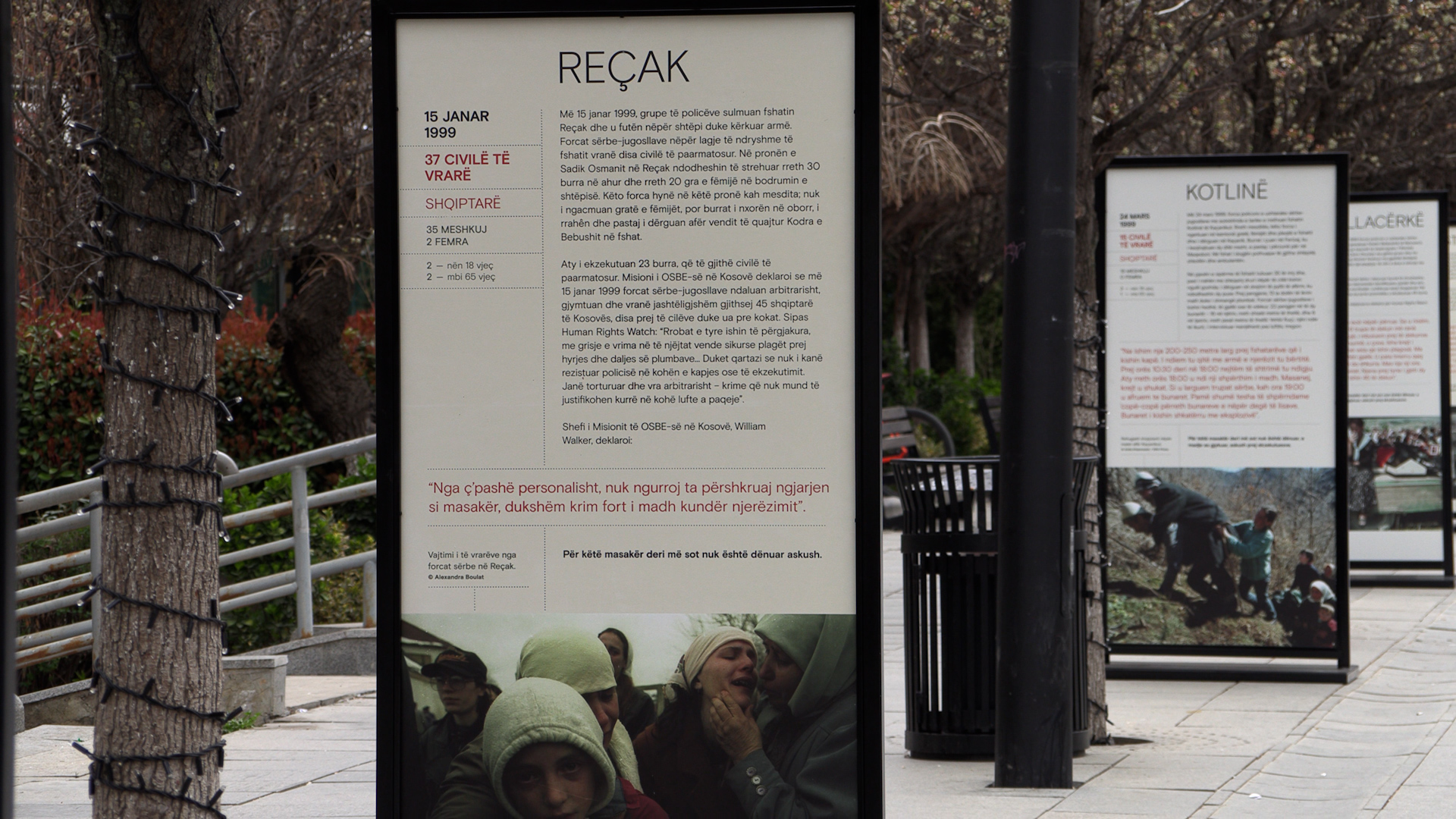 Ekspozita “Masakrat në Kosovë 1998-1999” rikthen kujtesën e luftës përmes dëshmive vizuale