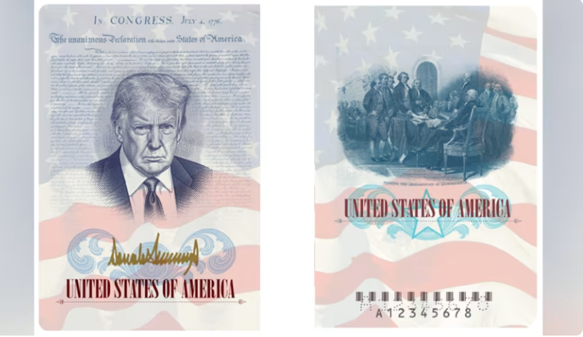 SHBA do të lëshojë pasaporta me imazhin e Trumpit për 250-vjetorin e Pavarësisë