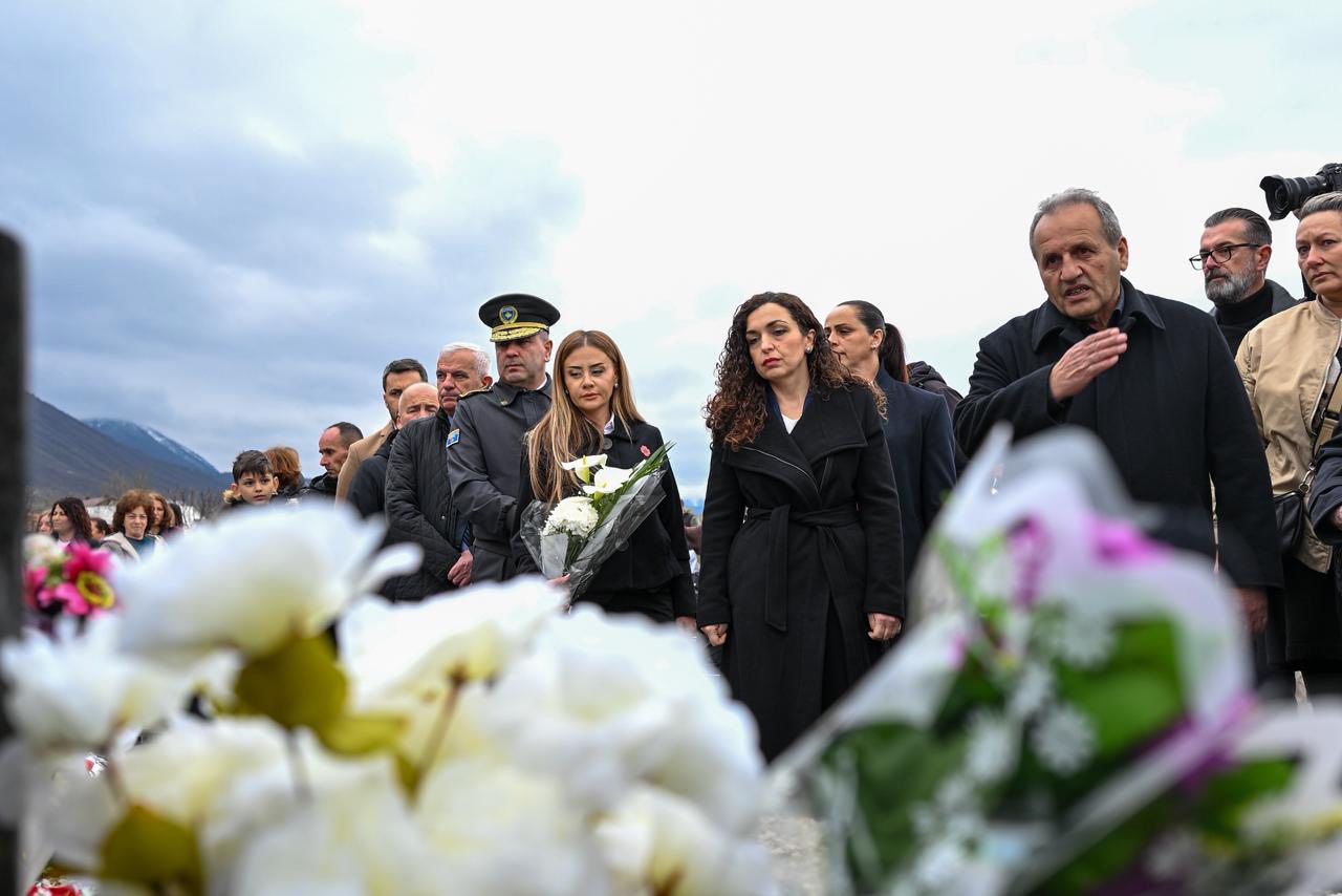 Presidentja Osmani: Në Lybeniq forcat serbe masakruan edhe fëmijë në djep