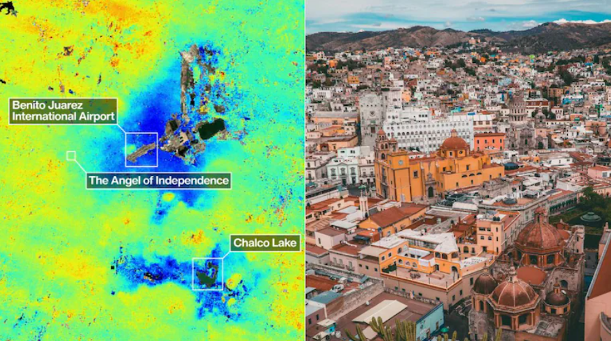 Mexico City po fundoset mbi një cm çdo muaj, NASA po e monitoron nga hapësira